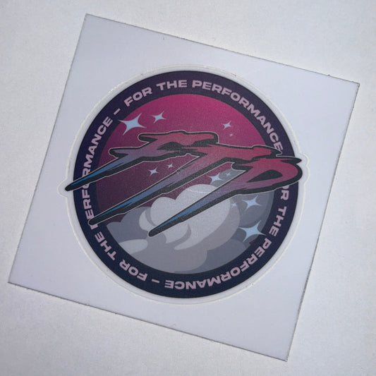 ForThePerformance 3 Inch Sticker
